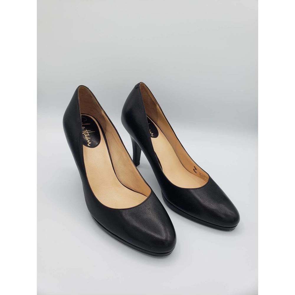 Cole Haan Air Leather Pumps for comfort Black Size 5.5. Preppy, baddie, formal